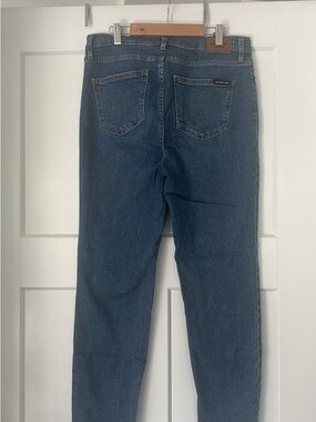 Calvin Klein Dark Blue Straight Leg Women's Jeans